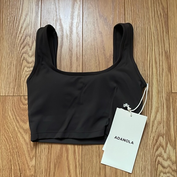 NWT Adanola Square Neck Bra - Coffee Bean - S - Picture 5 of 6